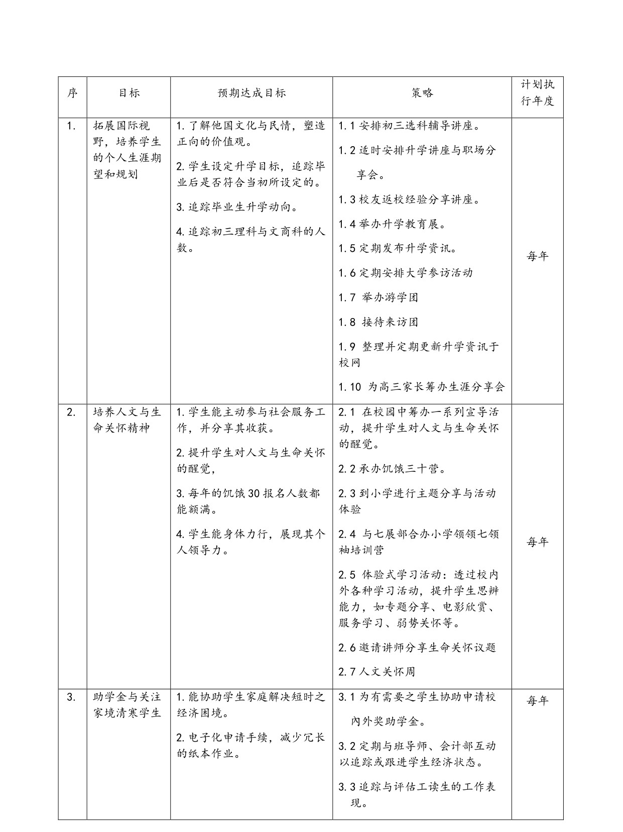 学生服务